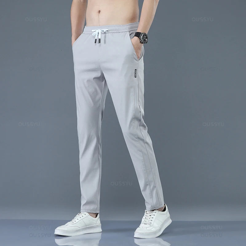 OUSSYU Slim Fit Stretch Trousers