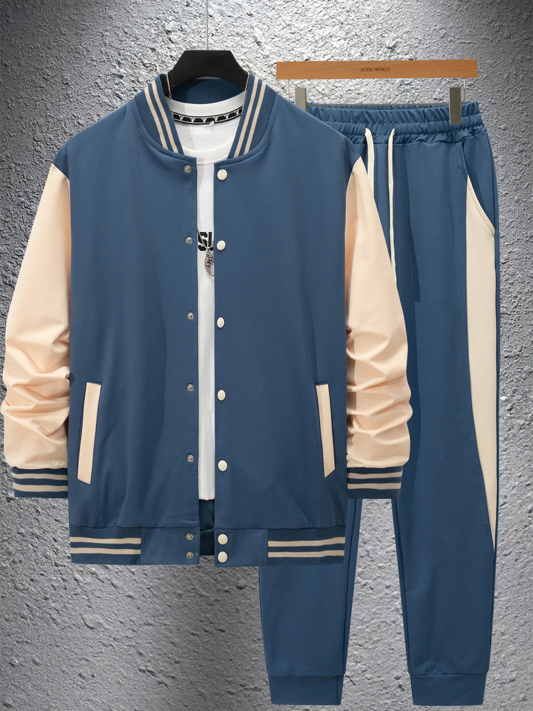 Men’s Baseball Cardigan & Pants Set