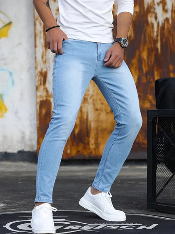 Retro Slim Fit Stretch Jeans