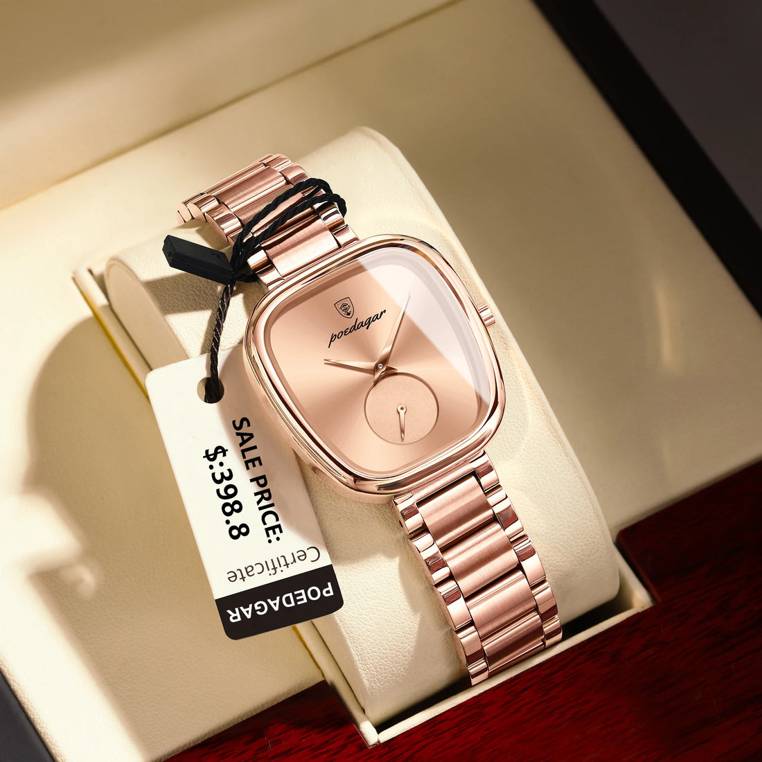 Poedagar Luxury Stainless Steel Quartz Watch