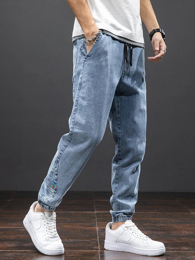 Baggy Cargo Denim Joggers