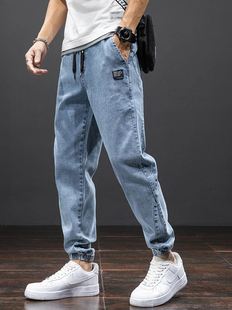 Baggy Cargo Denim Joggers