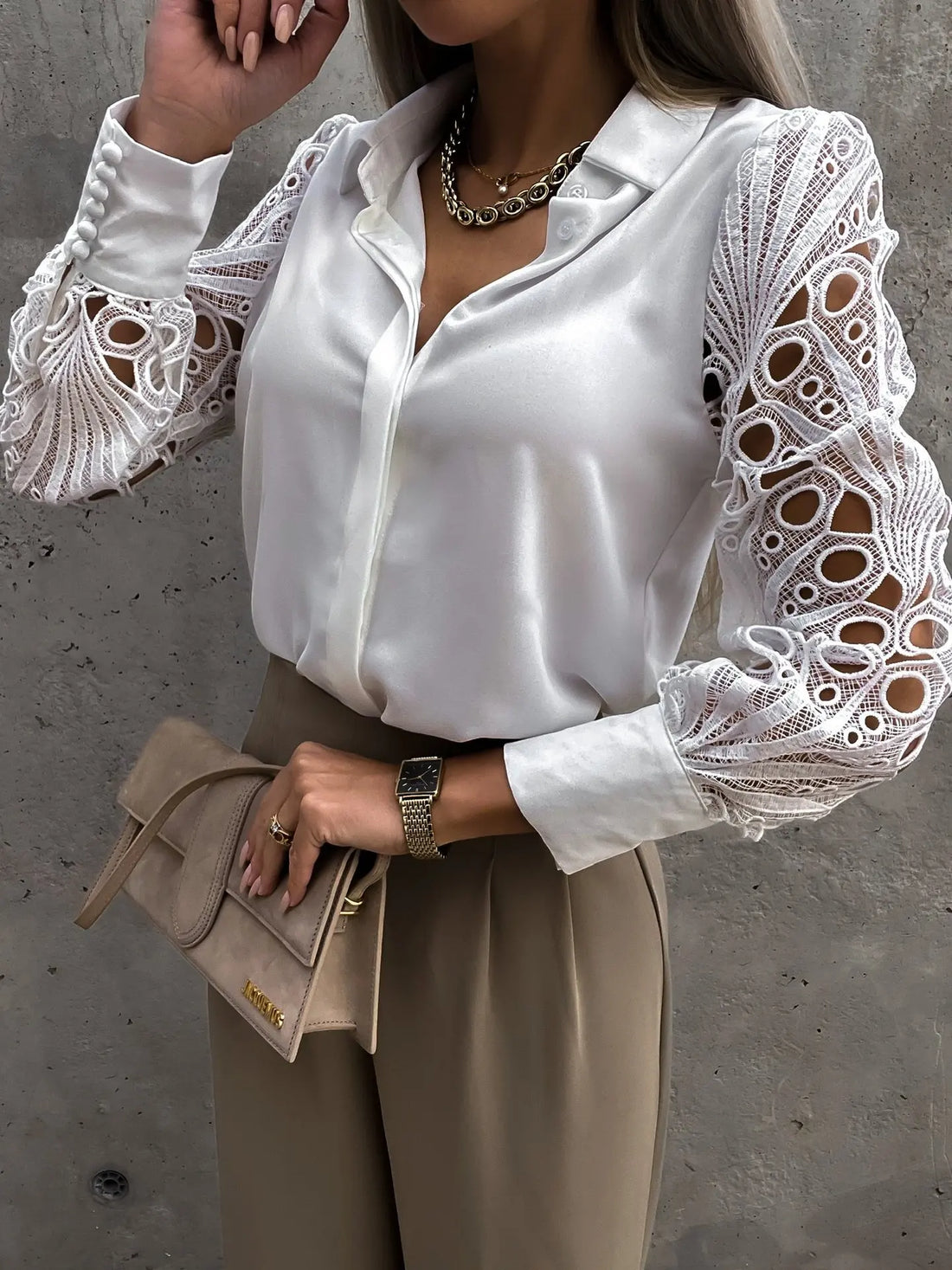 Elegant Loose Chiffon Blouse