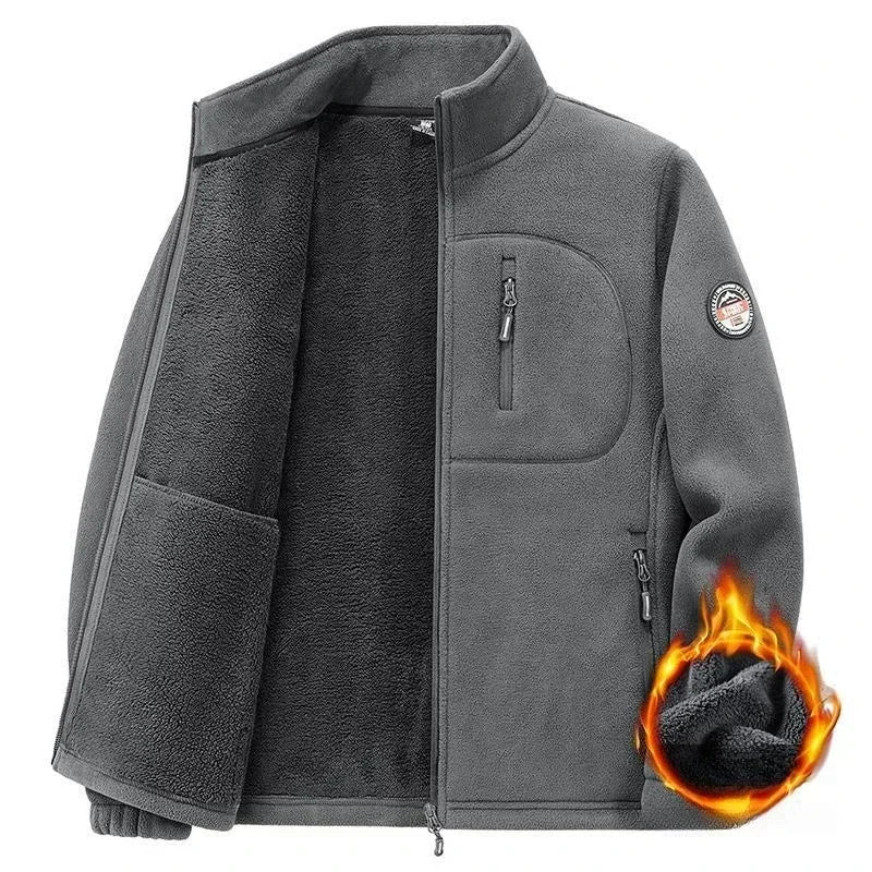 Men’s Fleece Jacket Stand Collar