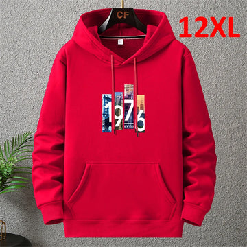 Men's Plus-Size Fleece Hoodie