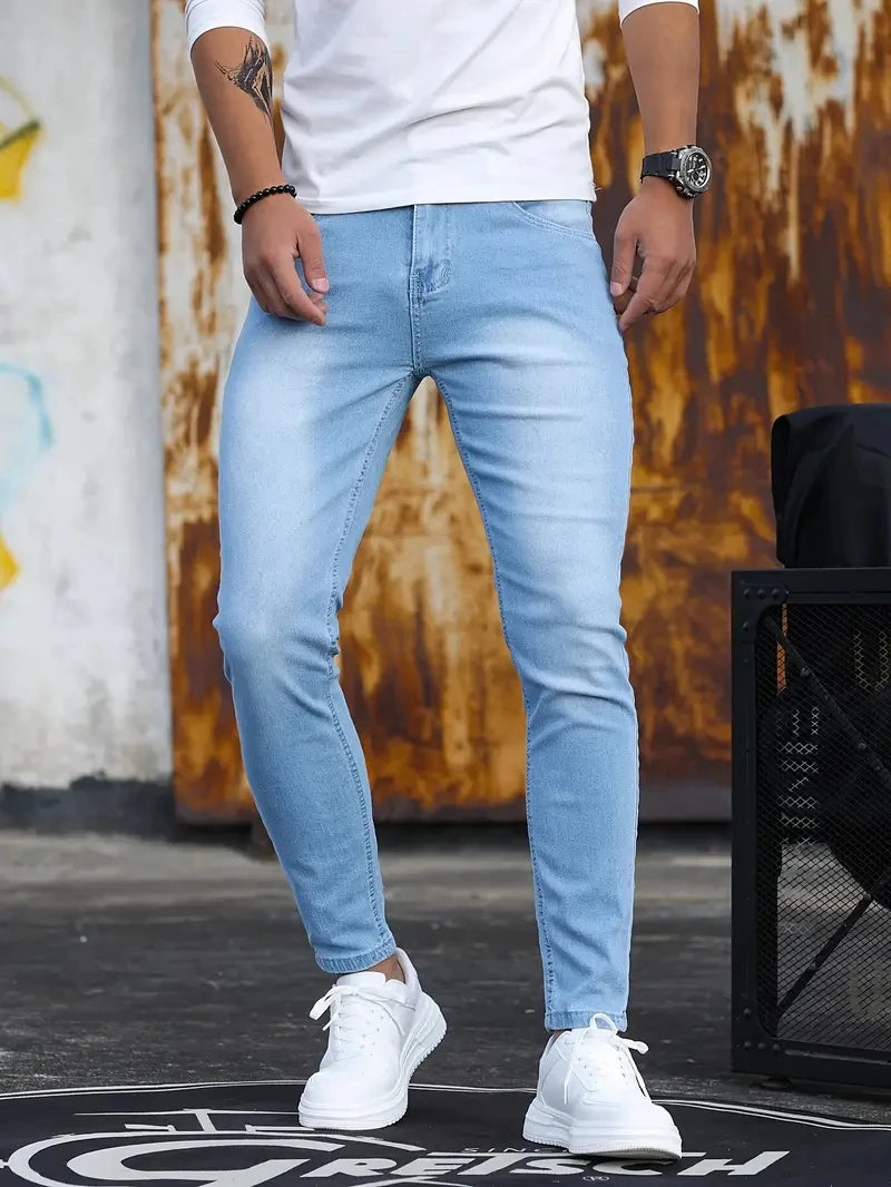 Retro Slim Fit Stretch Jeans