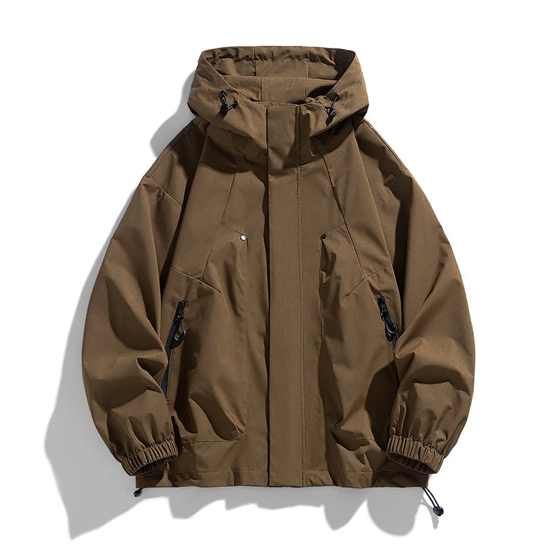 Men’s Oversized Waterproof Windbreaker