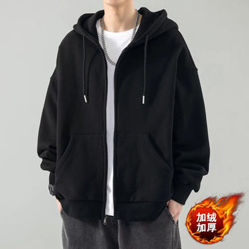 Plus Size Zip-Up Hoodie