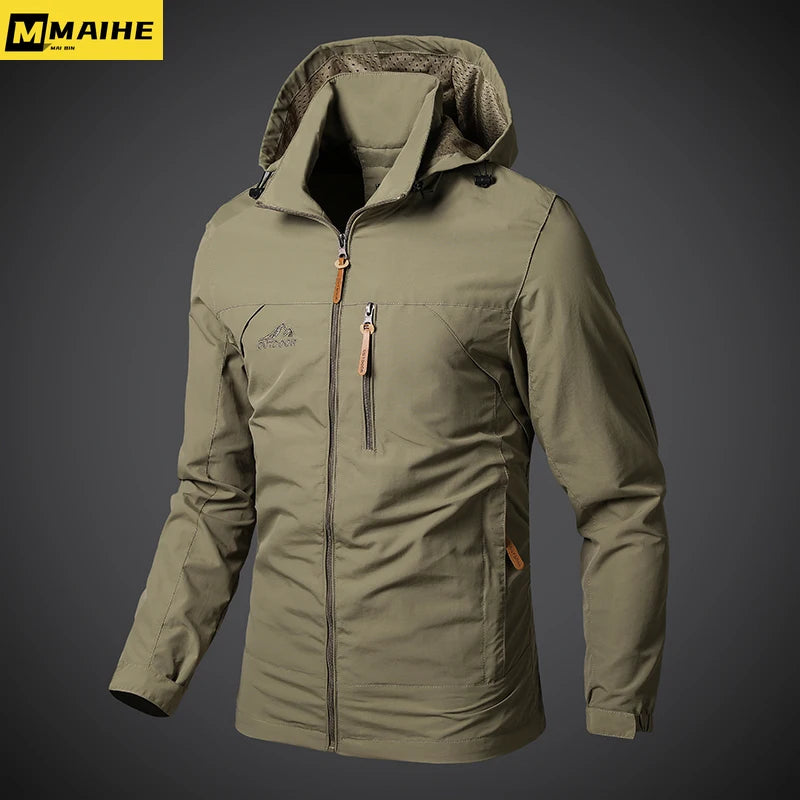 Men’s Waterproof Military Windbreaker