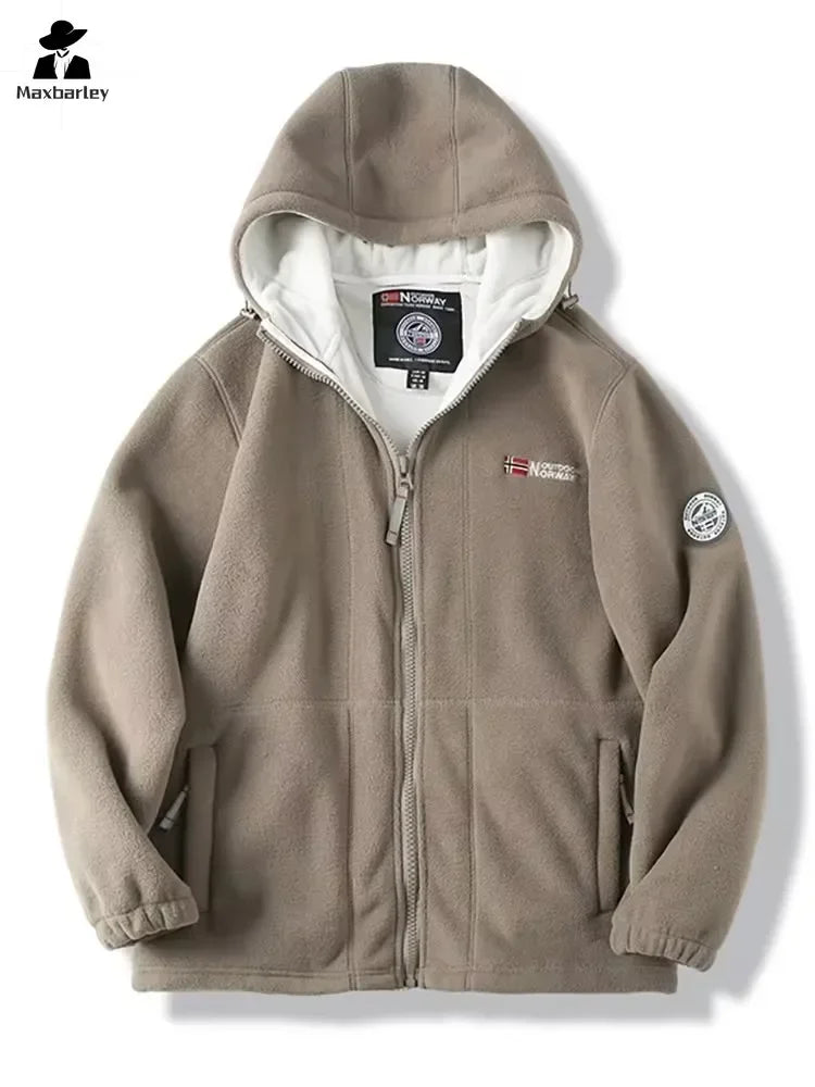 Men’s/Women’s Fleece Hooded Jacket